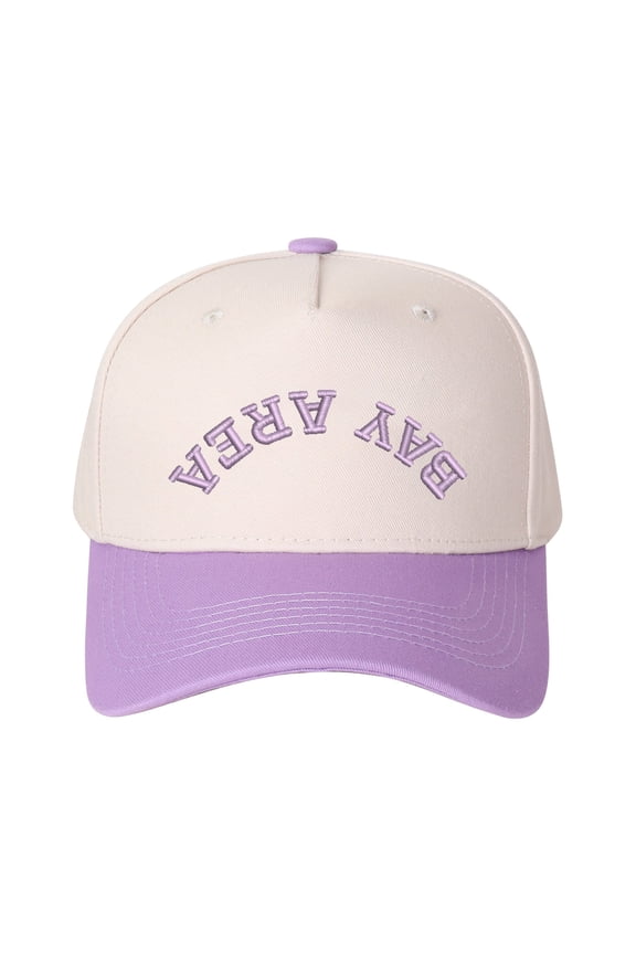 BAY AREA Letter Embroidered Trucker Hat, Unisex Adjustable Snapback Mesh Cap for Daily Commute Travel Outdoor Wear