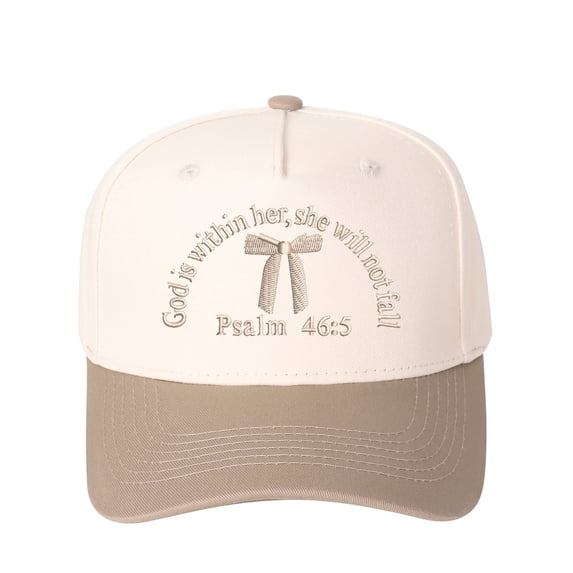 VERGIAC Scripture Letter Embroidered Unisex Trucker Hat, Adjustable Mesh Back Cap