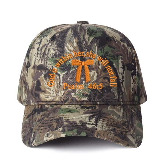 VERGIAC Scripture Letter Embroidered Unisex Trucker Hat, Adjustable Mesh Back Cap
