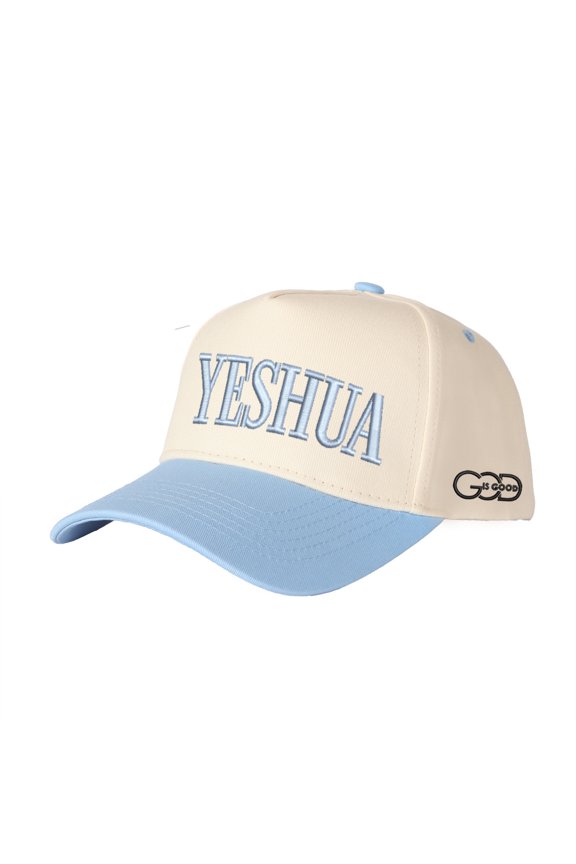 YESHUA Letter Embroidered Trucker Hat, Unisex Adjustable Snapback Mesh Cap for Daily Travel Outdoor Casual Wear