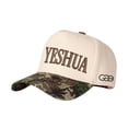 thumbnail image 1 of VERGIAC YESHUA Letter Embroidered Trucker Hat, Unisex Adjustable Snapback Mesh Cap for Daily Travel Outdoor Casual Wear, 1 of 9