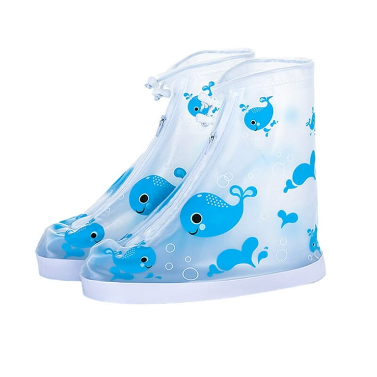  Playshoes Mixte Enfant Waterproof Footies Cubrecalzado  Impermeable, Blue Marine 11