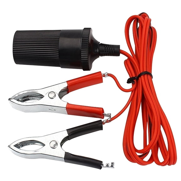 VERMON 12V Car Jump Starter Connector Emergency Lead Booster Cable Battery Clamp Clip