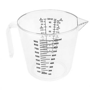 DISHAN High Accuracy Liquid Measuring Cup Set: Transparent