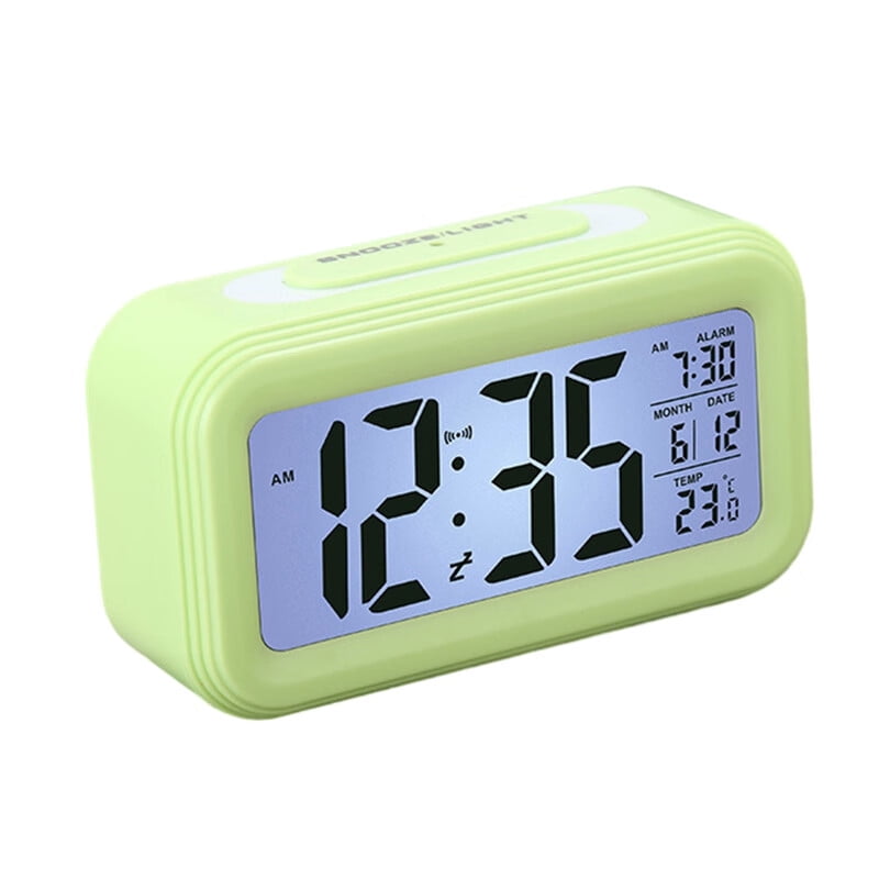 VERMON Alarm Clock,Digital Alarm Clock LED Screen Sensor Night Light
