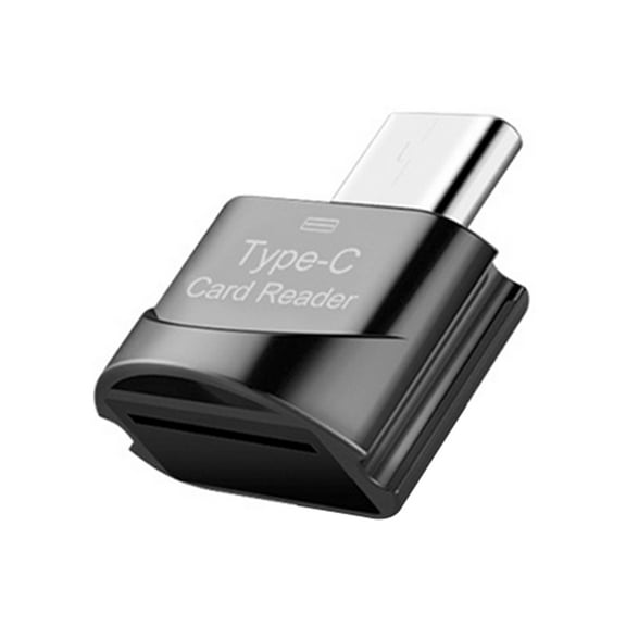 VERMON Card Reader Convenient Mini Zinc Alloy High Speed Card Reader for Office