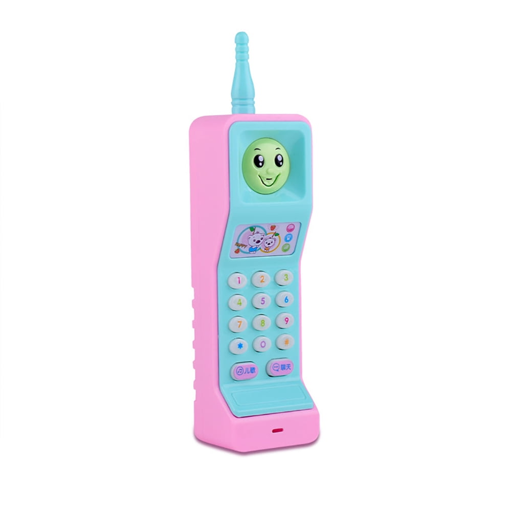 VERMON Cartoon Music Colorful Light Voice Electronic Mobile Phone Educational Kids Toy