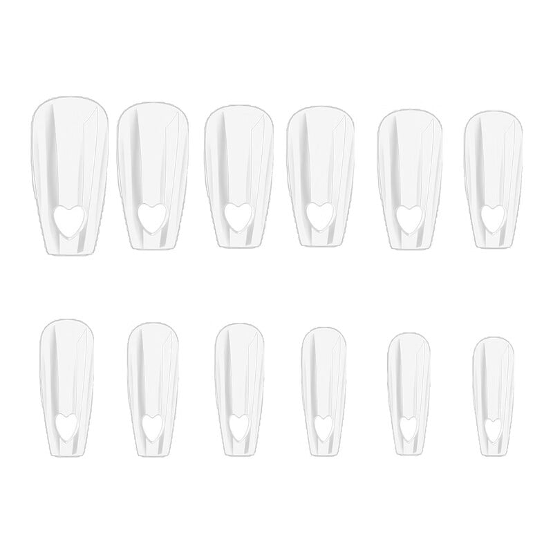 VERMON False Nail,504Pcs/Bag Fake Nail Patch High Gloss Detachable