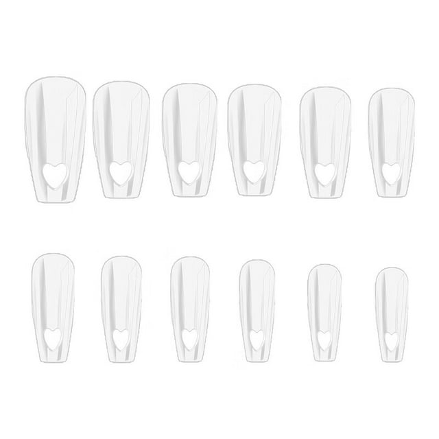 VERMON False Nail,504Pcs/Bag Fake Nail Patch High Gloss Detachable