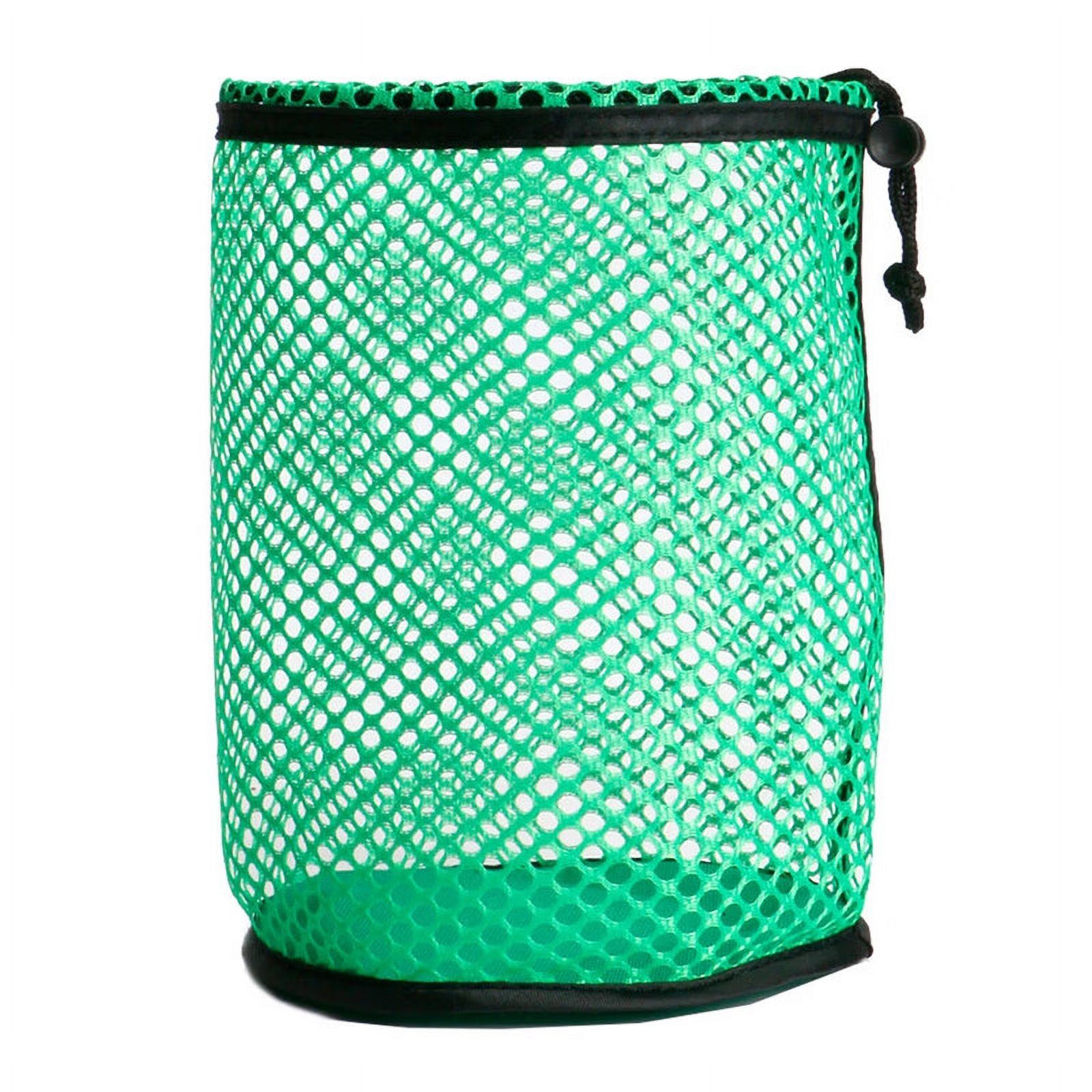 VERMON Golf Ball Mesh Bag,Golf Pocket High Capacity Visible Foldable