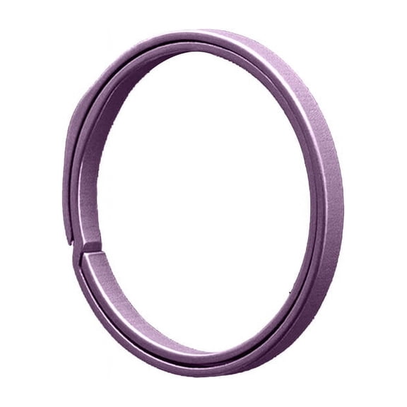 VERMON Key Ring,Key Ring High Hardness Double-layer Integrated Molding Heavy Duty Round Keyring Camping Supplies