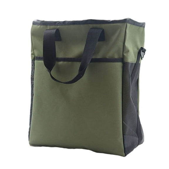 VERMON Large Capacity Fishing Wader Bag with Shoulder Strap Oxford Cloth Waterproof Breathable Fishing Tackle Bag with Pocket for Fishing Camping