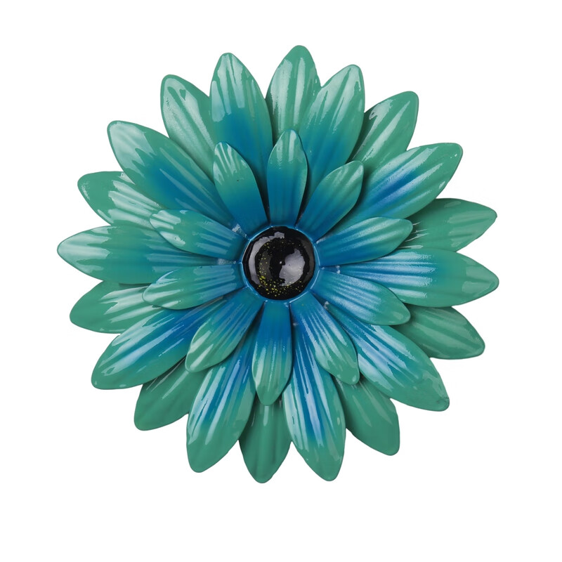 VERMON Metal Sunflower Wall Decor Handmade Multicolored Flower Art for