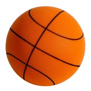 VERMON Mute Basketball,Silent Bounce Ball Soft Mute High Elastic No Pumping Required Micro Holes Exercise Polyurethane Kids Silent Bounce Ball Indoor Toy