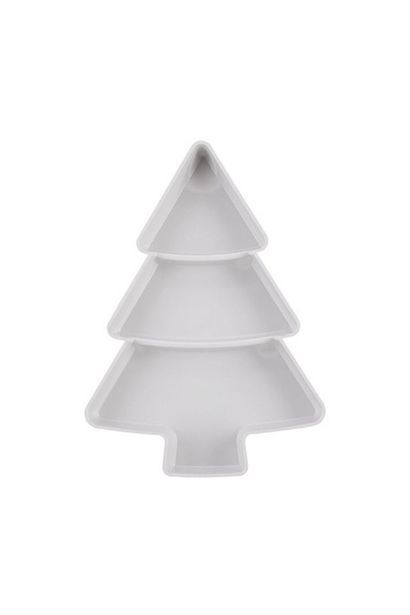 New Year's present,Christmas Tree Candy Box Nuts Dried Fruits Dish Bowl Tray Snacks Holder
