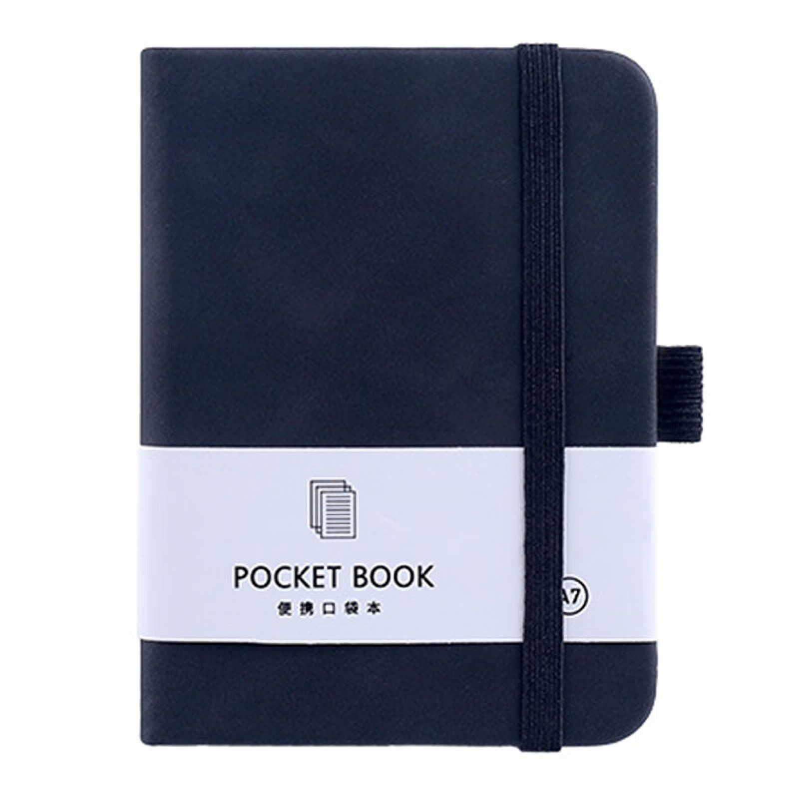 VERMON Notebook Stylish Portable Diary Notebook with Elastic Strap