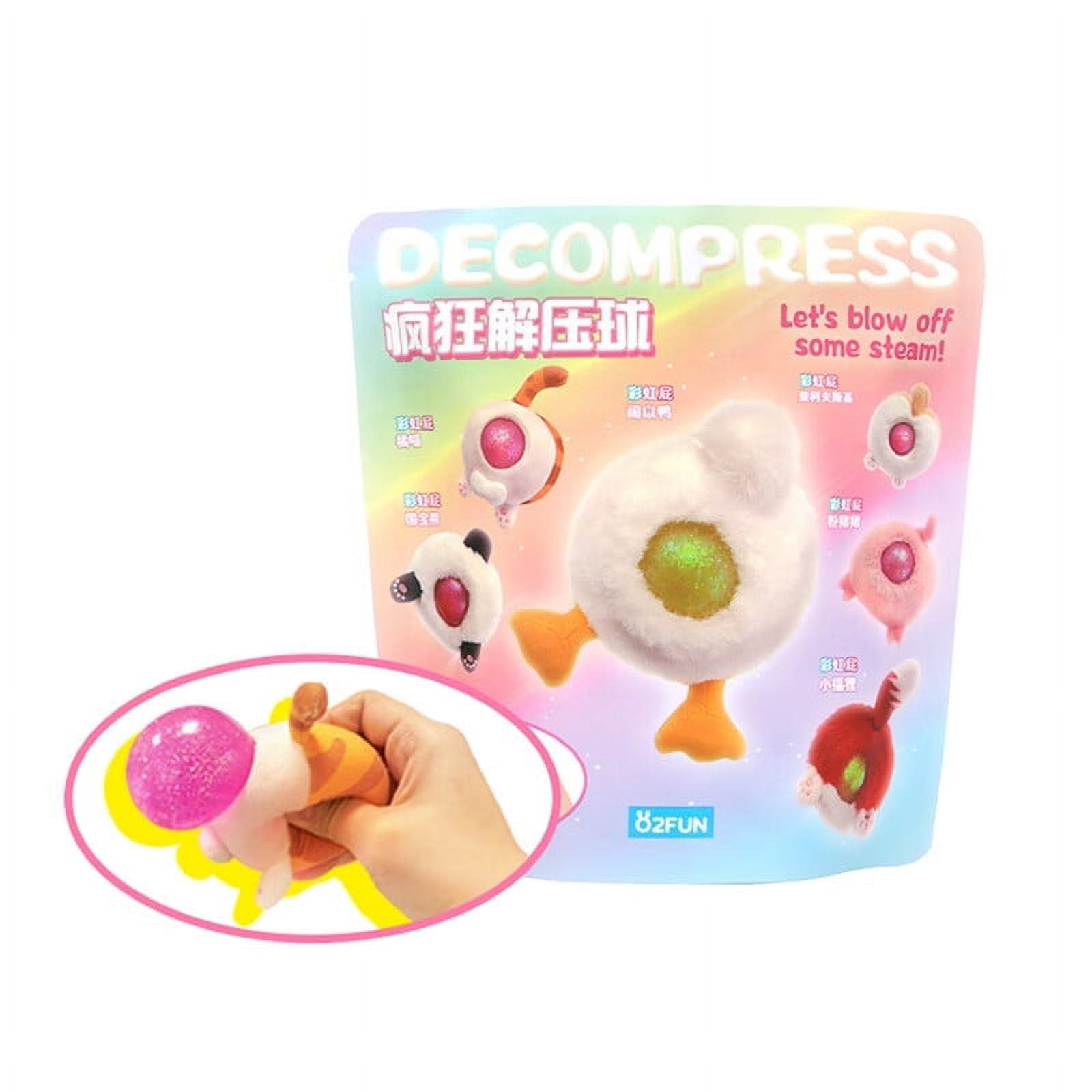 VERMON Squeeze Bubble Toy,Squeeze Bubble Toy Blowing Bubble Tiger Panda