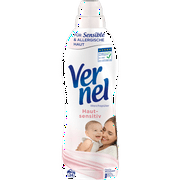 VERNEL fabric softener SENSITIVE -1 bottle/ 850ml/ 34 loads -