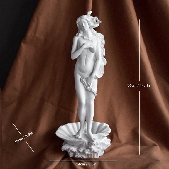 VERNIDO Goddess Statue, Choose One from 6 Styles, Resin Venus Figurine Sculpture, Decor for Living Room Entryway Office Desk Bookshelf Art Studio