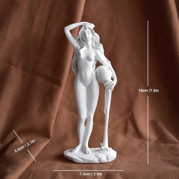 VERNIDO Goddess Statue, Choose One from 6 Styles, Resin Venus Figurine Sculpture, Decor for Living Room Entryway Office Desk Bookshelf Art Studio
