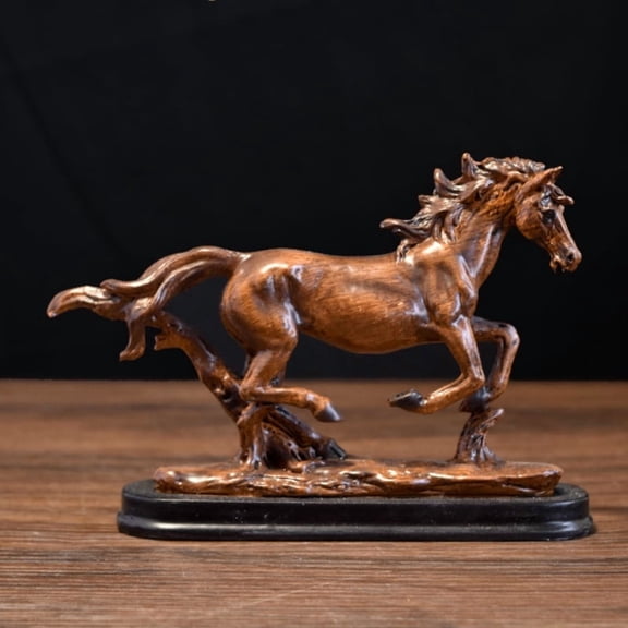 VERNIDO Horse Statue, Choose One from 40 Styles, Resin Horse Figurine Sculpture, Modern Decor for Living Room TV Stand Office Bookshelf Entryway