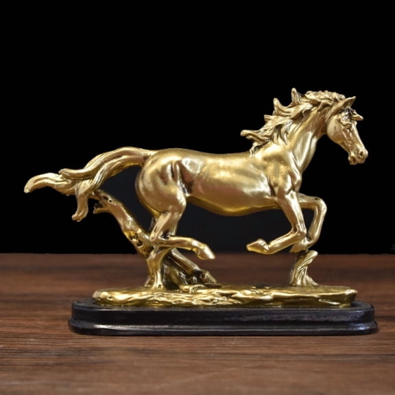 VERNIDO Horse Statue, Choose One from 40 Styles, Resin Horse Figurine Sculpture, Modern Decor for Living Room TV Stand Office Bookshelf Entryway