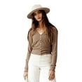 thumbnail image 1 of VERO MODA Women's Ryann Top Brown Size Small, 1 of 4