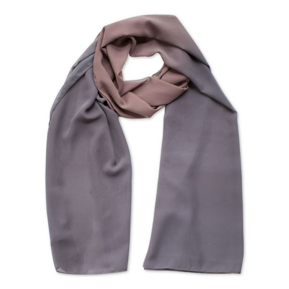 VERONA Womens Pink Lilac Gray Polyester Hand Dyed Ombre Lightweight Scarf