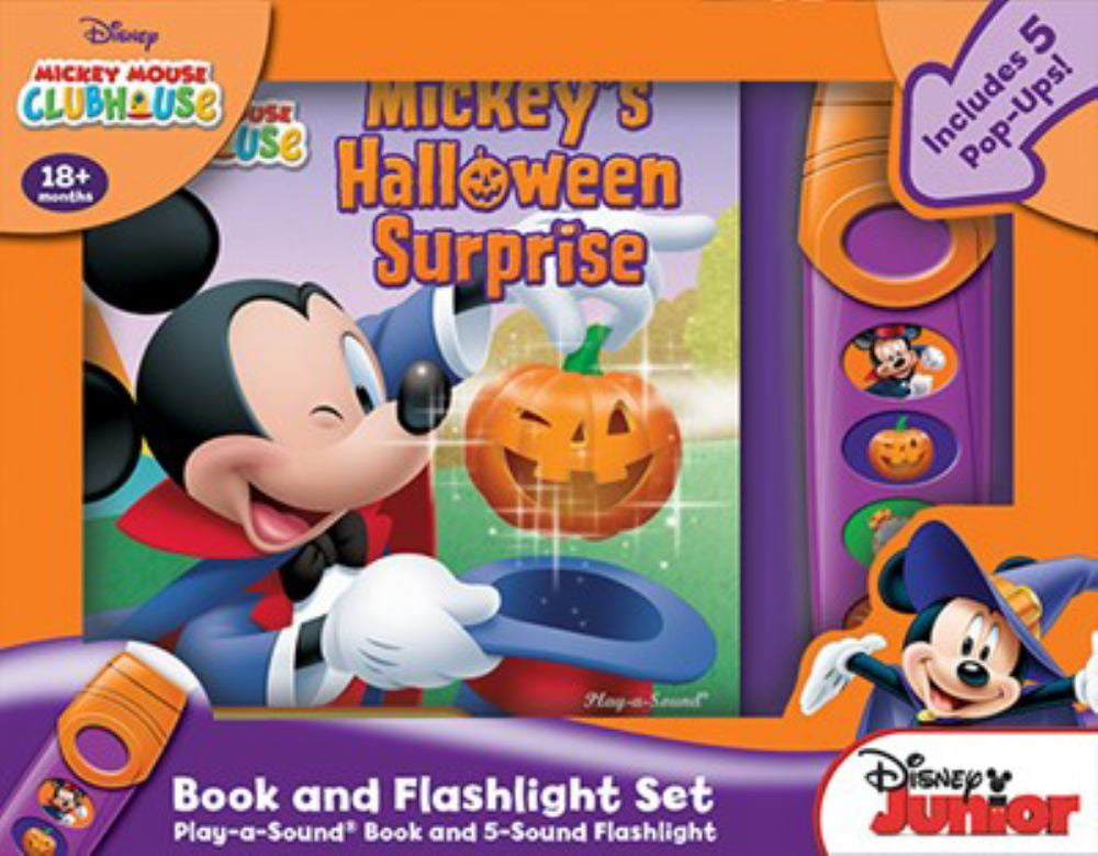 VERONICA WAGNER: Disney Junior Mickey Mouse Clubhouse: Mickey's Halloween Surprise Book and 5-Sound Flashlight Set (Hardcover)
