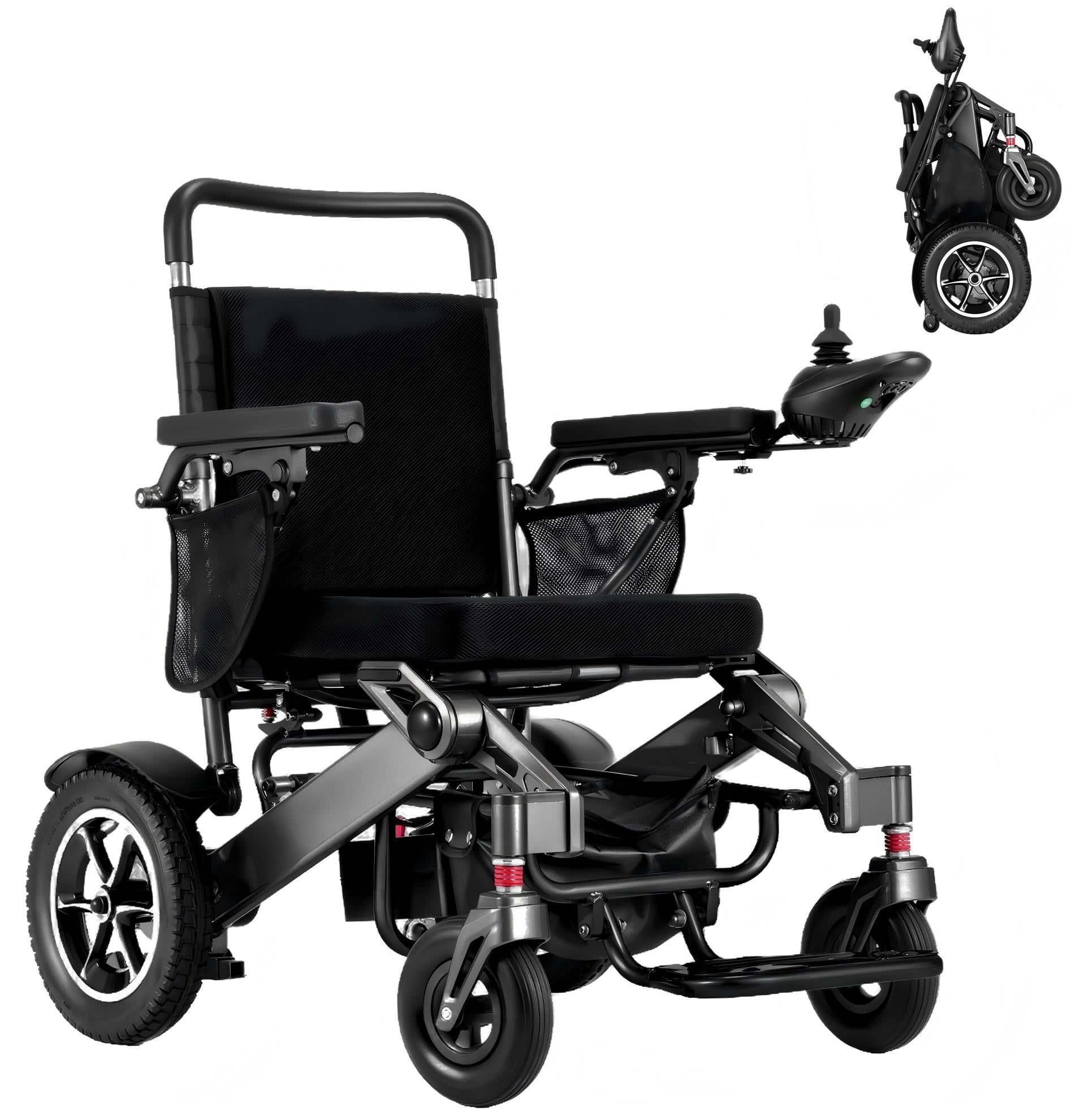 VERPAL Electric Wheelchair for Adult 300 lbs,Lightweight Foldable