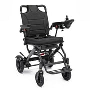 VERPAL Electric Wheelchair Lightweight Foldable 36 lbs for Adult Senior,Portable Travel Power Wheelchairs,Airline Approved,All Terrain,Black