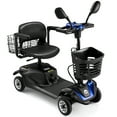 thumbnail image 1 of VERPAL Upgrade 4 Wheels Mobility Scooter for Seniors, Foldable Electric Powered Mobility Wheelchair Devic for Travel, 275lbs, Blue, 1 of 9