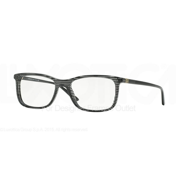 VERSACE Eyeglasses VE 3197 5101 Black Rule 53MM
