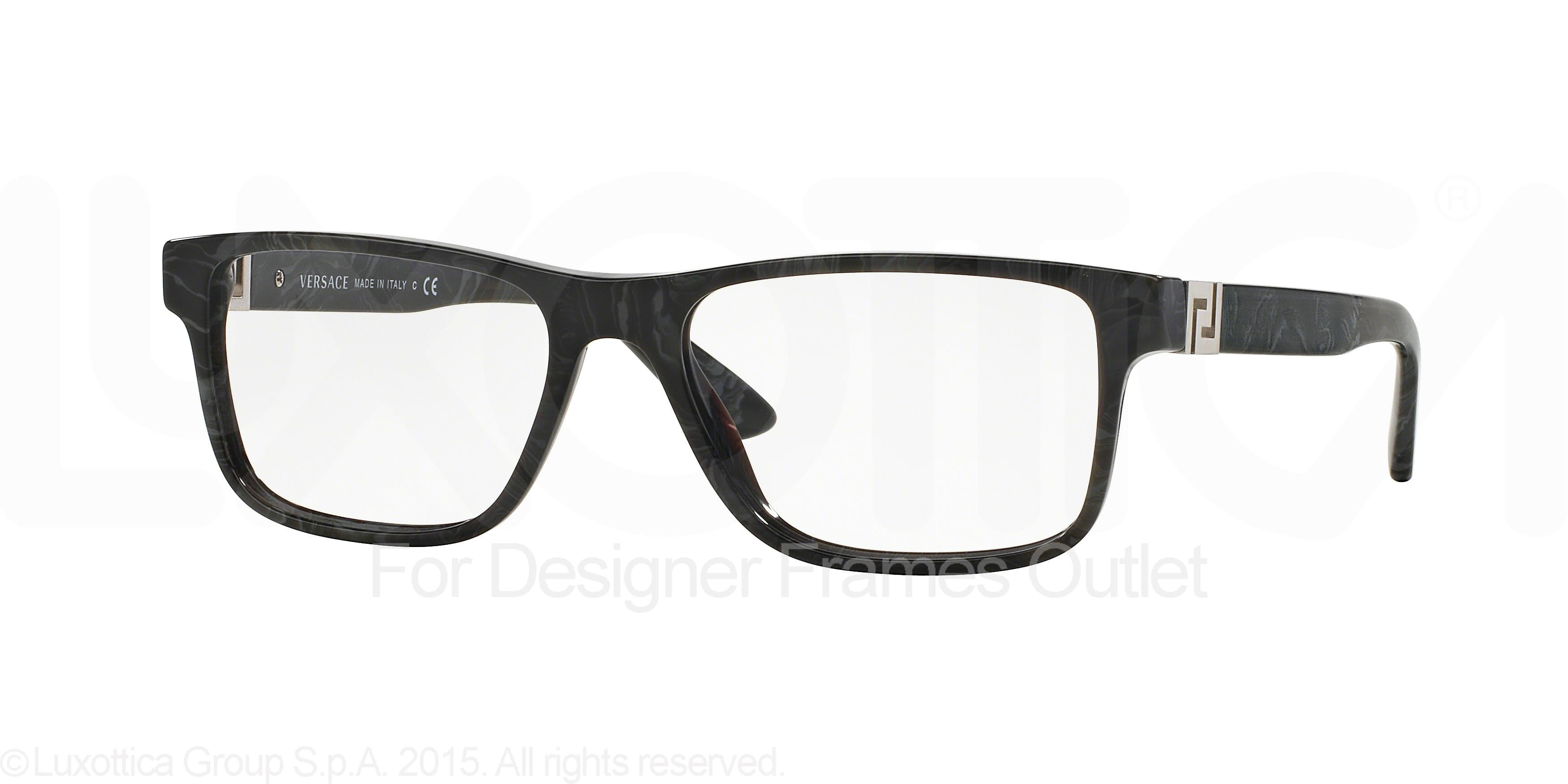 VERSACE Eyeglasses VE 3211 5145 Grey Marble 53MM Walmart