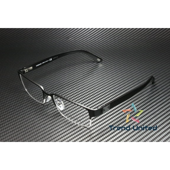 VERSACE Eyeglasses VE1184 1261 Rectangular Matte Black 53MM
