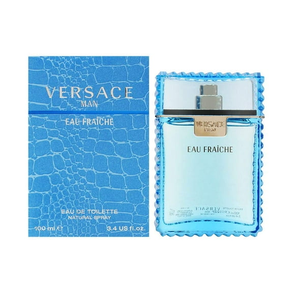 VERSACE MAN Eau Fraiche 3.4 oz EDT eau de toilette Men Spray Cologne 3.3 New NIB