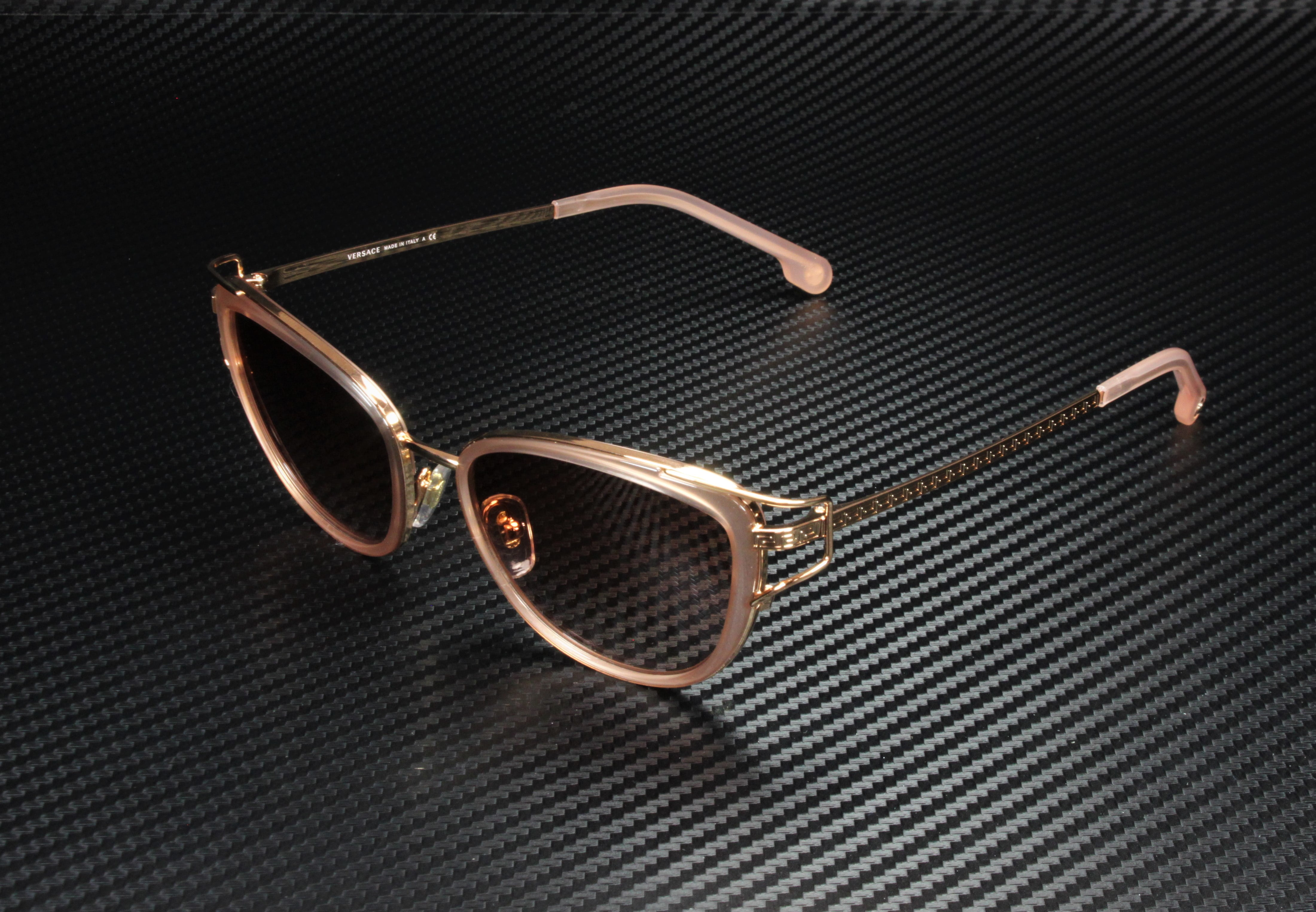 VERSACE VE2203 144113 Opal Pink Rose Gold Pink Gradient 53 mm Women's Sunglasses