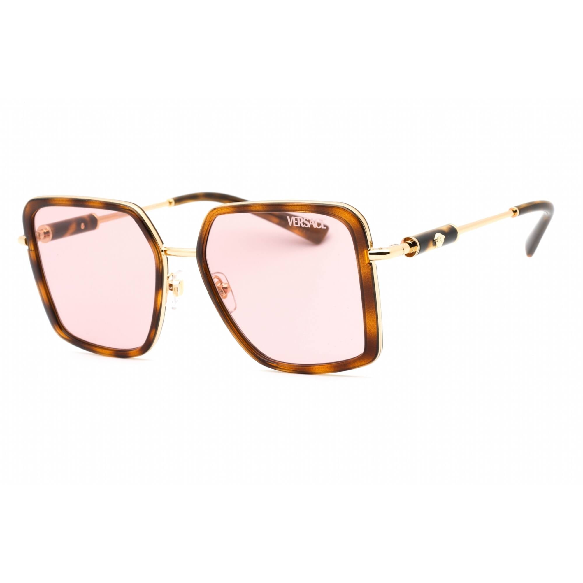 SALE! NEW Versace VE2261 100284 Havana Light Violet Square Unisex Sunglasses Versace VE2261 Havana / Light Violet • EyeWearThese.com main image 3