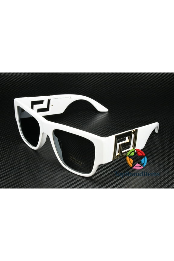 VE4403 314 87 White Dark Grey 57 mm Men's Sunglasses