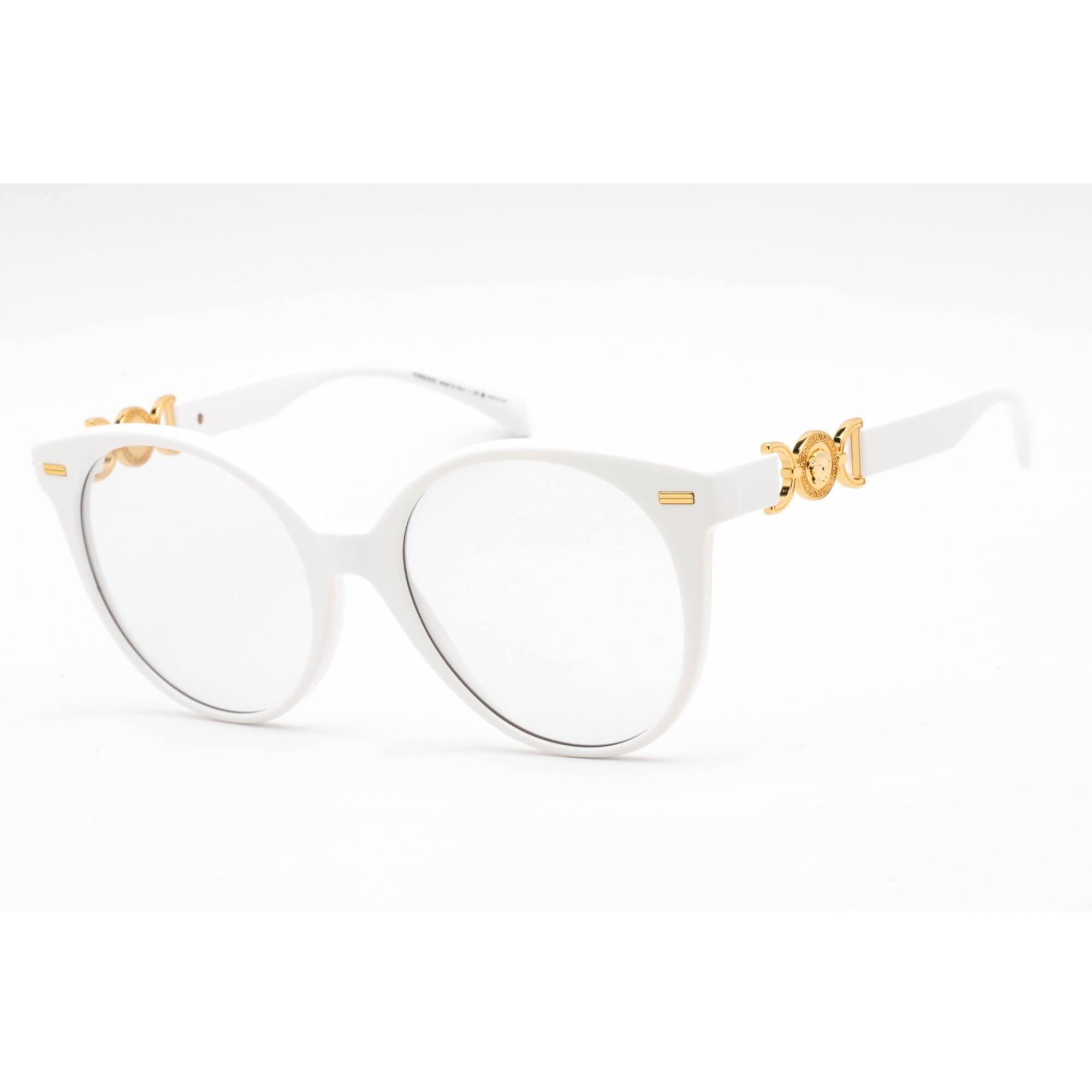 サングラス VERSACE Woman Sunglasses White 0VE4442 314/M3 Versace Round Ladies Sunglasses, VE4442 314/M3, White