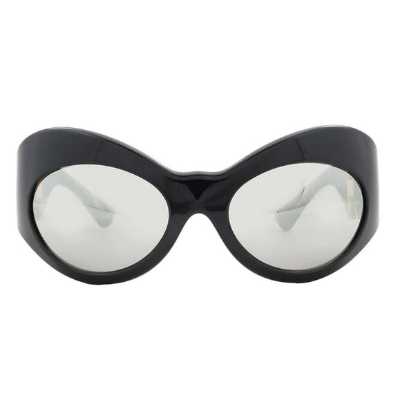 VERSACE VE4462 GB1 6G Black Light Grey Mirror Silver 80 58 mm Women's Sunglasses