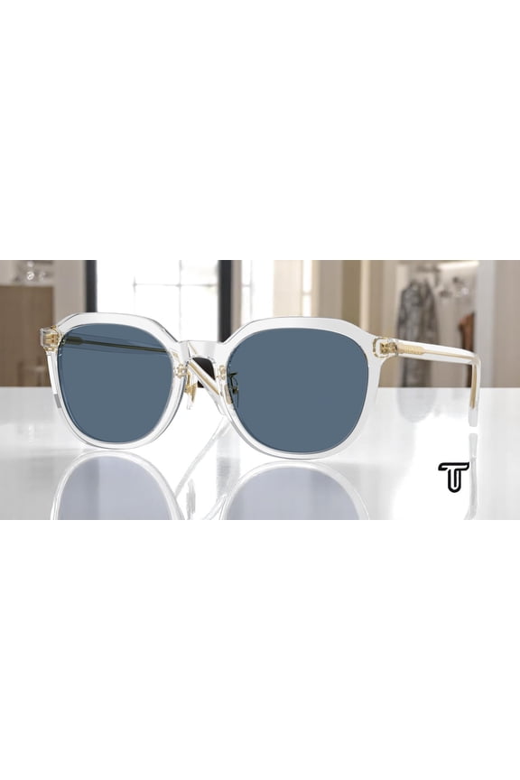 VE4493D 551971 Transparent Grey Dark Blue 55 mm Women's Sunglasses