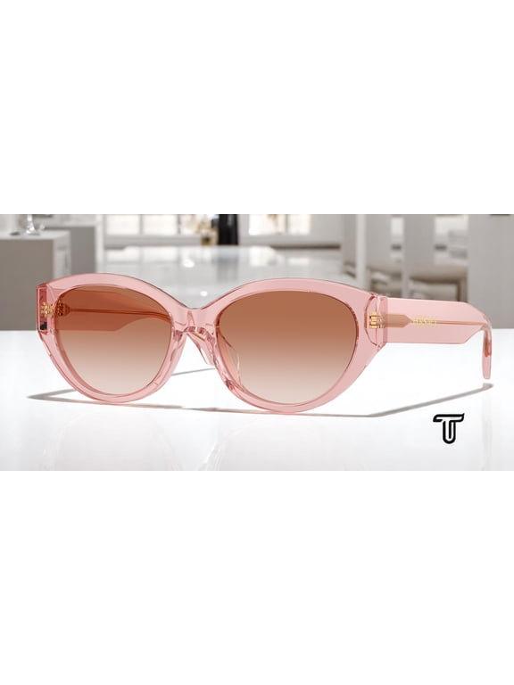 VE4495D 543413 Peach Transparent Pink Gradient 56 mm Women's Sunglasses