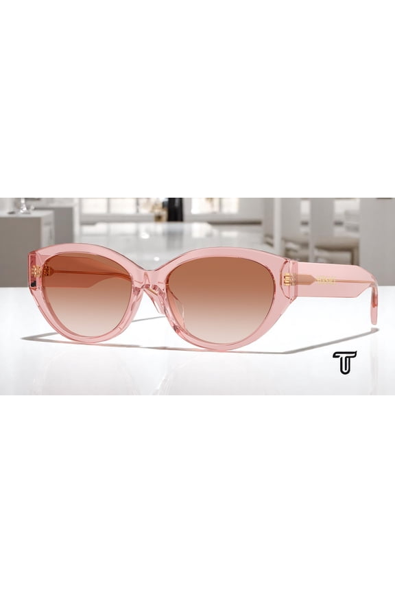 VE4495D 543413 Peach Transparent Pink Gradient 56 mm Women's Sunglasses