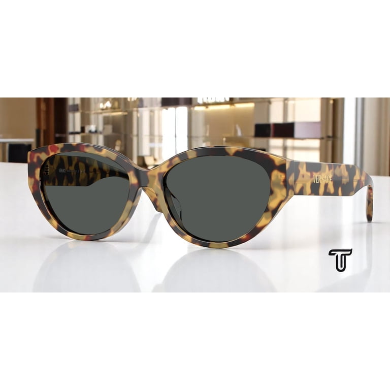 VERSACE VE4495D 777 87 Brown Yellow Havana Dark Grey 56 mm  display picture 1