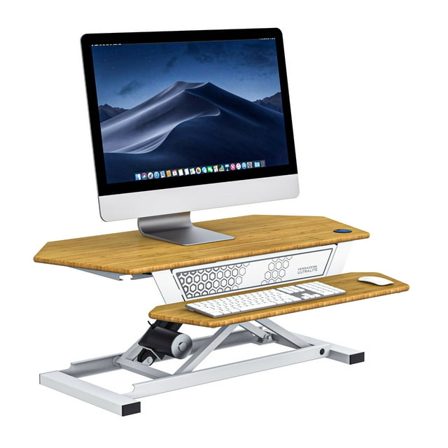 VERSADESK Electric Standing Desk Converter 36 Inches Ultralite with