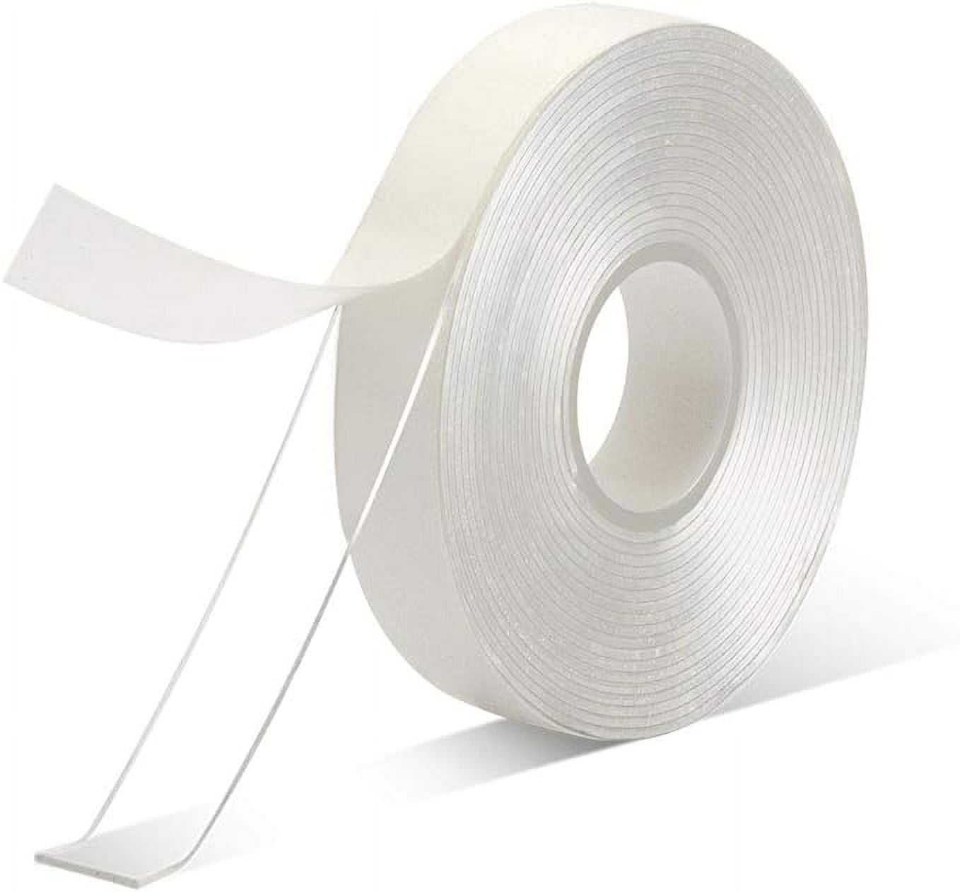 5PK Clear Double Sided Tape for Crafts 1/2 inch Wide Heavy Duty