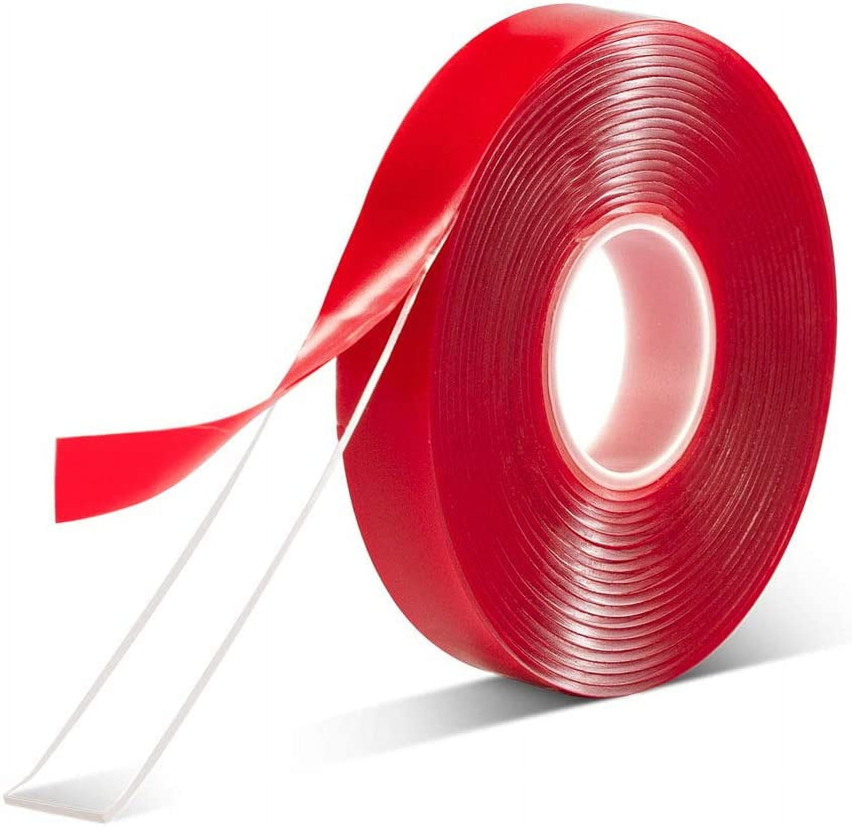 1/2M Double Sided Adhesive Tape Heavy Duty Transparent Waterproof Ultra-Strong  2 Sided Mounting Tape Strips for Decoration Tapes - AliExpress