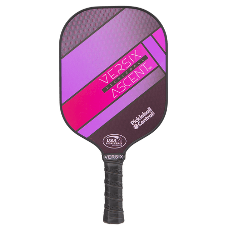 VERSIX Ascent 5C Graphite Pickleball Paddle, Purple, Balanced Control, Light Weight