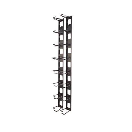 APC AR8442 0U Vertical Cable Organizer, 8 Cable Rings